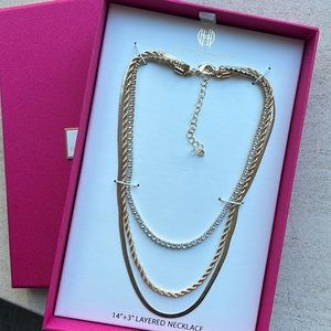 HOUSE OF HARLOW LAYERED NECKLACE